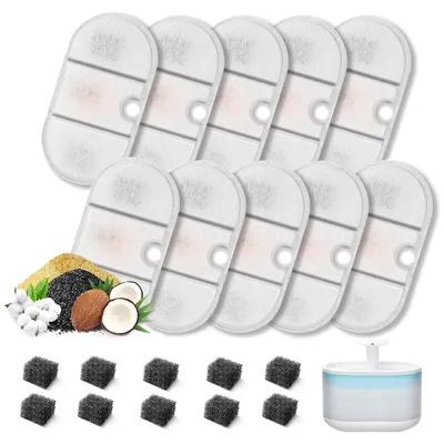 Immagine prodotto di Solidchoice - Set di 20 filtri di ricambio per fontanella per gatti da 2,1 litri