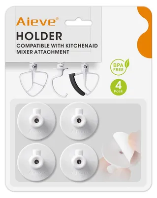 Aufbewahrungshalter für Küchenmaschinen-Zubehör, 4 Stück