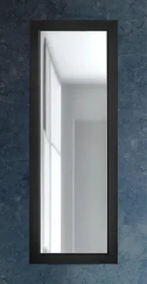 Produktbild von Zalena Rahmenspiegel Triest Schwarz 60 x 130cm