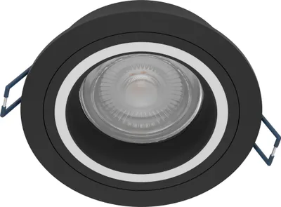 Produktbild von CAROSSO-Z Einbauleuchte Einbaulampe Deckenlampe Deckenleuchte - Ø9,3 x ET70 cm - schwarz - 4,7W inkl. - IP20