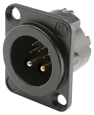 Produktbild von NEUTRIK® , 10-pol Einbaustecker, vergoldete(r) Kontakt(e), Type D