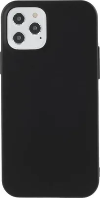 Image de cofi1453® Etui souple Jelly compatible avec l'iPhone 12 Housse de protection Housse de téléphone portable Case Bumper en noir