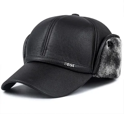 Produktbild von Winter fashion baseball cap with earmuffs Neck protector trapper cap earmuffs