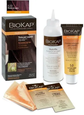 Produktbild von BIOKAP NUTRICOLOR 5,22, Farbton Pflaume, Tönungscreme + Flakon