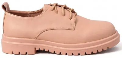 Produktbild von Damen Kunstleder Mokassins Schnürung Halbschuhe Loafer in Beige Oxin Gr.41