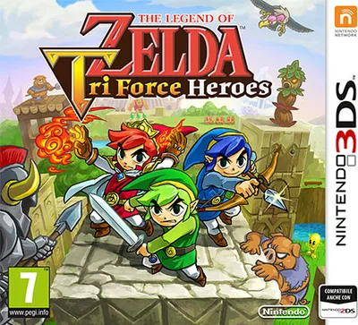 Obrázek produktu pro Nintendo The Legend of Zelda: Tri Force Heroes, Nintendo 3DS, Režim multiplayer, E (bez omezení)
