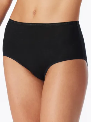 Produktbild von Schiesser Damen Tai-Slip 4-Pack Modal Essentials - schwarz - Größe 48