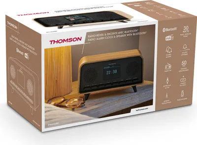 Immagine prodotto di Radiosveglia e altoparlante Bluetooth Thomson RT850DABBT Retro Elegance DAB TH389708