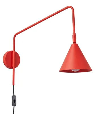 Produktbild von Wandleuchte NOX rot 1xE14 10W Stahl 30x61x14cm Sollux Lighting