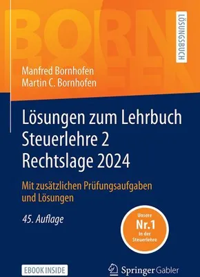 Obrázek produktu pro Lösungen zum Lehrbuch Steuerlehre 2 Rechtslage 2024