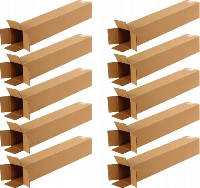 A collection of cardboard shipping boxes.