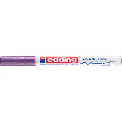Produktbild von Edding 751, Violett, Violett, Weiß, 10 Stück(e)