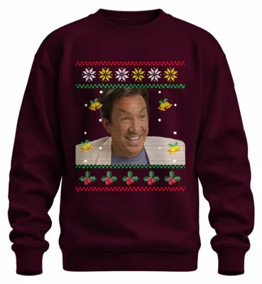 Obrázek produktu pro Santa - Ošklivý vánoční svetr Weihnachten Uni svetr, Burgundy, M