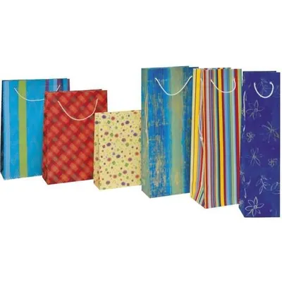 Produktbild von Tragetasche Fantasie 200x280x100mm farbig sortiert