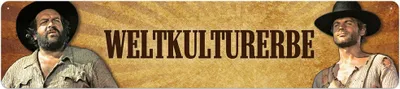 Produktbild von Bud Spencer & Terence Hill - Weltkulture Blechschild, Straßenschild 46x10 cm, STR-T05