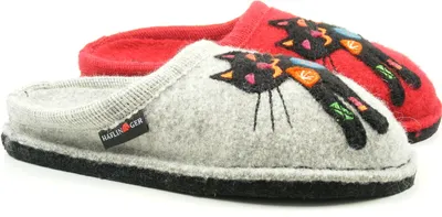 Produktbild von Haflinger Flair Sassy 313048 Schuhe Damen Hausschuhe Pantoffeln Wolle, Größe:42 EU, Farbe:Rot
