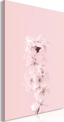 Produktbild von Italienischer Leinwand Leinwandbild - In Full Bloom (1 Part) Vertical 80x120 cm Blumen b-A-0660-b-a