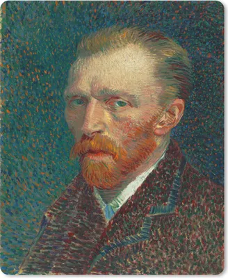 Produktbild von MuchoWow® Mauspad Mousepad Selbstporträt - Vincent van Gogh 19x23 cm - Mousepads - Maus Mat - Pad - Mausunterlage - Mauspads - Spielen