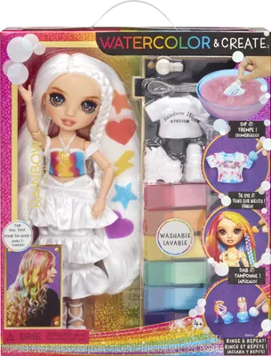 Obrázok produktu pre MGA Entertainment Rainbow High WaterColor & Create NEW Theme Dolls - hnedé oči