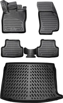 Produktbild von Gummimatten & Kofferraumwanne Set für VW TAIGO ab 2021 (oberer Ladeboden)