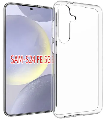 Produktbild von Mobigear Schutzhülle für Samsung Galaxy S24 FE – Flexible TPU-Hülle, transparent