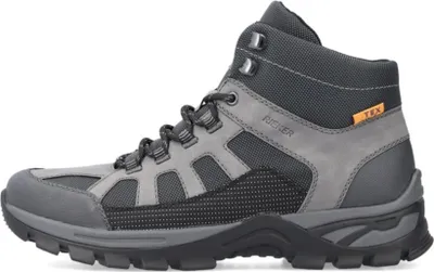 Produktbild von Rieker Schnürstiefel - Grau Synthetik Größe: 42 Normal