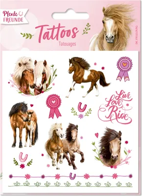 Produktbild von Coppenrath Verlag 18335 Tattoos - Pferdefreunde