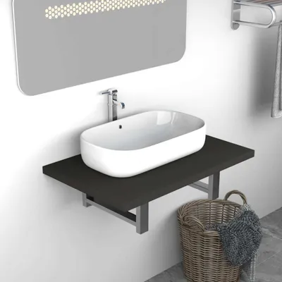 Produktbild von CLORIS Badmöbel Grau 60x40x16,3 cm, 6,1 kg