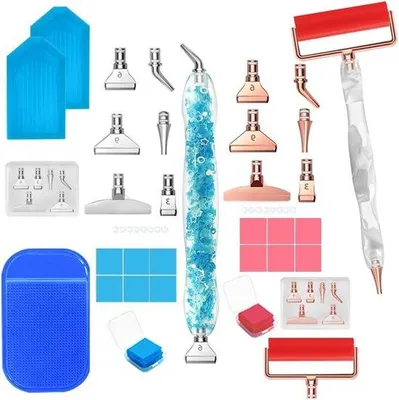 Produktbild von 5D Diamant Malen Zubehör Set Edelstahl Spitze