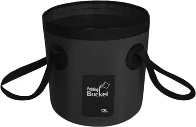 Produktbild von Faltbarer Eimer, tragbar, 12 l, mit Griff, für Camping und Outdoor