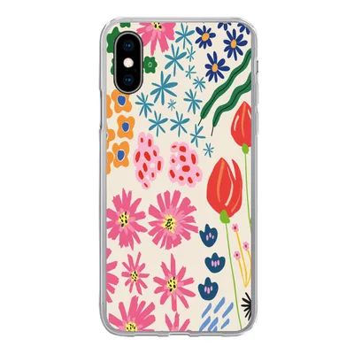 Produktbild von MuchoWow® Handyhülle Schutzhülle Hülle für iPhone X Blumen - Gestaltung - Tulpe Silikon Softcase Handy Hülle - Handyhülle