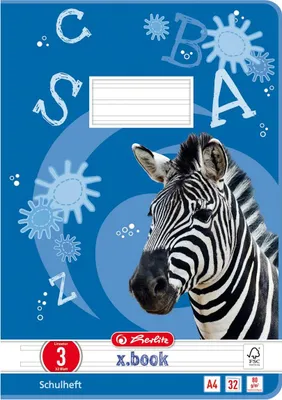 Produktbild von 5 Herlitz Schulhefte / DIN A4 / 32 Blatt / Lineatur 03