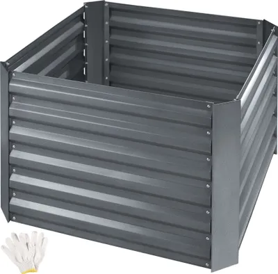 Produktbild von Hochbeet Artemisia 360l pozinkovaná 80x80x57cm - grau