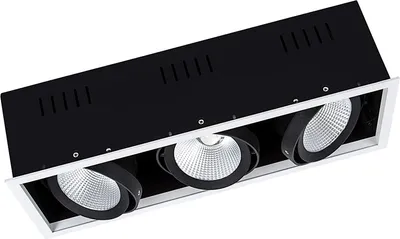 Produktbild von Ledvance Spot Multi 3X30w Neutralweiss Fl/Bk LED Einbauleuchte 4058075114029