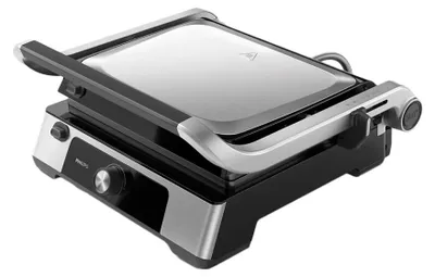 Obrázek produktu pro Philips 5000 series Kontaktní gril, Hliník, Obdélníkový, Otočné, 200 °C, Víko na pantech, Aretace víka, 180°