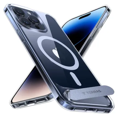 Obrázok produktu pre Torras UPRO Pstand Case for iPhone 15 Pro Max (transparent)