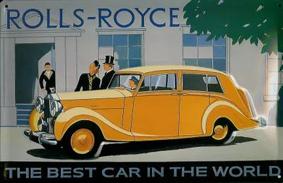Produktbild von Blechschild Rolls Royce Nostalgieschild Schild