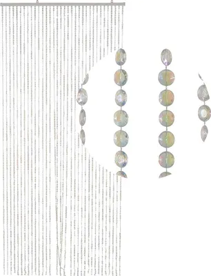 Produktbild von Türvorhang DIAMANTEN Kunststoff Insektenschutz 90x200cm klar #