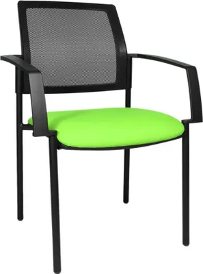Produktbild von Topstar Besucherstühle BtoB 10 BB200A G050 grün, schwarz Stoff, 2 St.