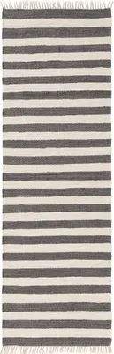 Immagine prodotto di benuta tappeto in cotone Tom Grigio/Bianco 80x300 cm passatoia scandinava per soggiorno cotone rettangolare
