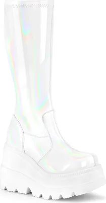 Produktbild von SHAKER-65 Damen Boots von DemoniaCult, Weiß  , EU 39, US 9