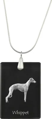 Immagine prodotto di Vipet - Ciondolo in cristallo con cane, collana in argento con foto, ciondolo personalizzato del marchio Art-Dog