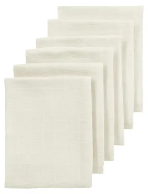 Produktbild von MEYCO Mullwindeln 6er Pack 70x70cm Musselin Spucktücher Nature