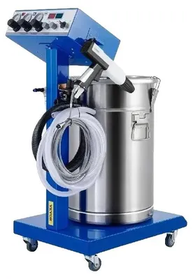 Produktbild von Elektrostatische Pulverbeschichtungsmaschine, 450g/min Durchflussrate, 45L Trichterkapazität, 220V