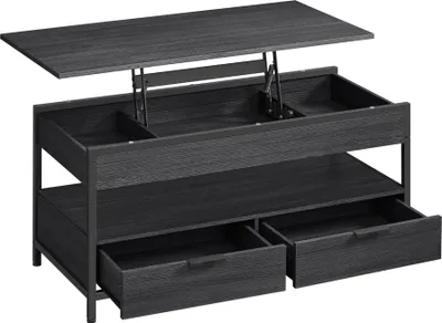 Produktbild von VASAGLE Couchtisch, höhenverstellbarer Wohnzimmertisch, 50 x 100 x (48-63) cm