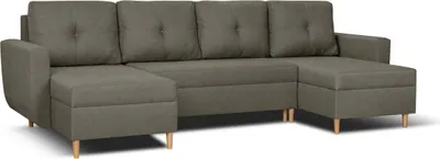 Produktbild von U-Ecksofa mit Schlaffunktion DORO - Hellbraun