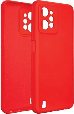 Produktbild von Beline Silikonhülle Realme C31 Rot /Rot