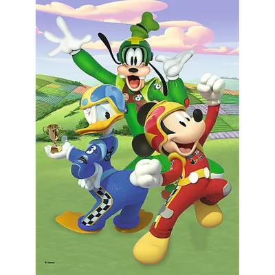 Produktbild von TREFL Puzzle Mickey Mouse: Rennfahrer 20 Teile