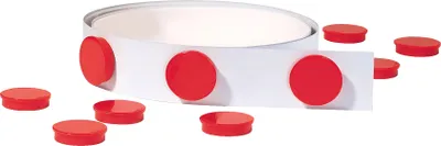 Produktbild von FRANKEN Magnetband (L)5.000 x (H)35 mm weiß  inkl. 10 Magnete
