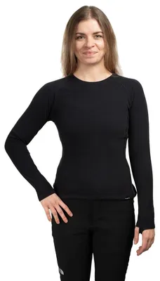 Zdjęcie produktu dla Koszulka termiczna damska Naturehike Crew Neck Reversible CYY2441FS063 czarna S